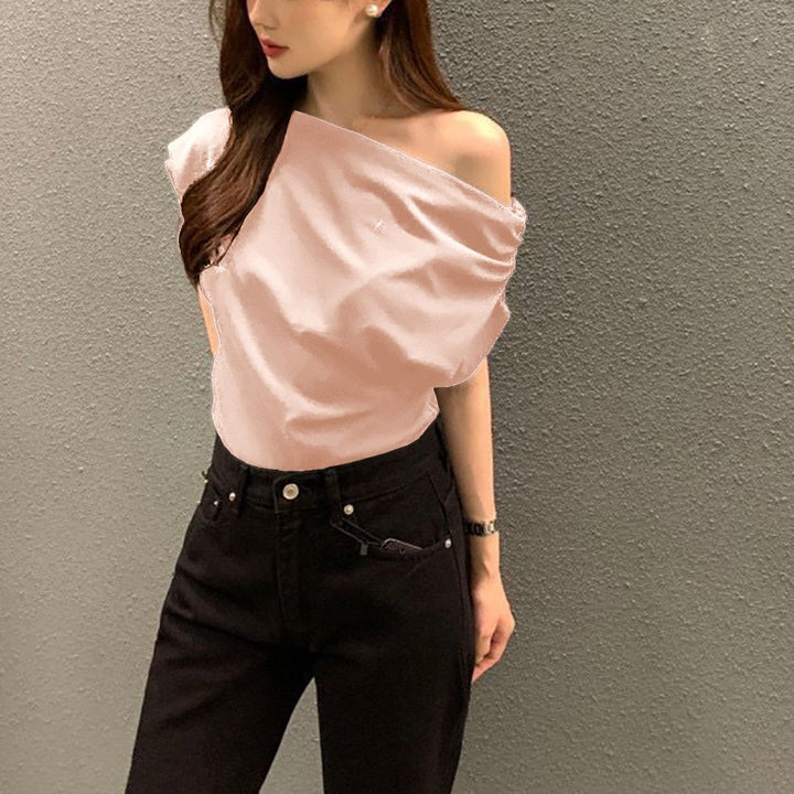 Summer New Niche Irregular Shoulder Design Sense - Trendex