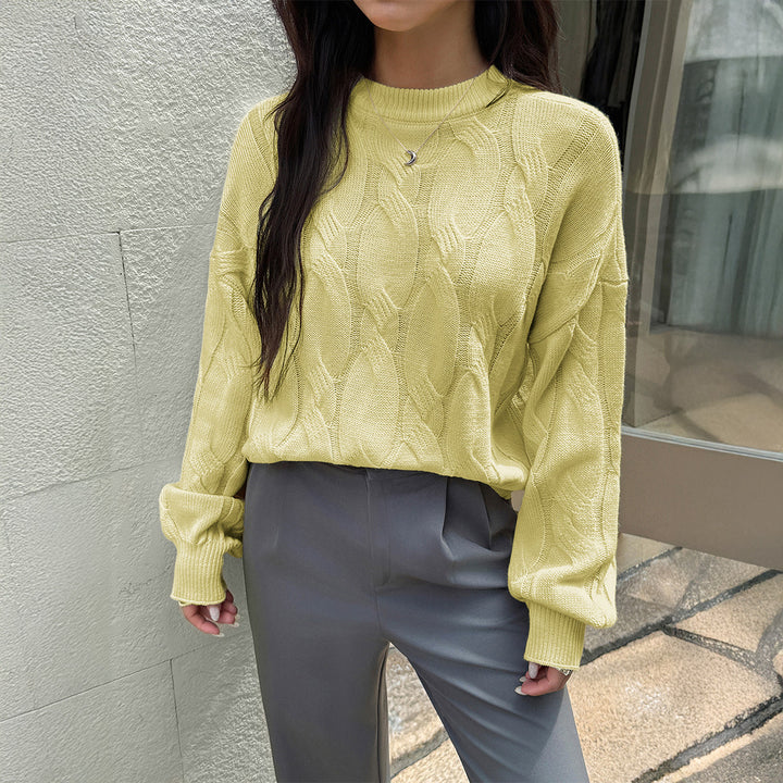 Long Sleeve Bottoming Shirt Sweaters Women's Clothing - Trendex
