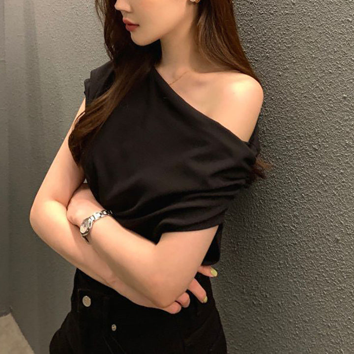 Summer New Niche Irregular Shoulder Design Sense - Trendex