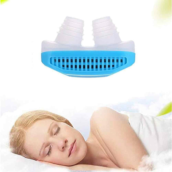 353 - 2 In 1 Anti Snoring And Air Purifier Nose Clip For Prevent Snoring And Comfortable Sleep - Trendex