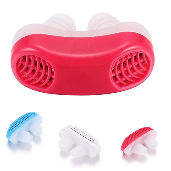 353 - 2 In 1 Anti Snoring And Air Purifier Nose Clip For Prevent Snoring And Comfortable Sleep - Trendex