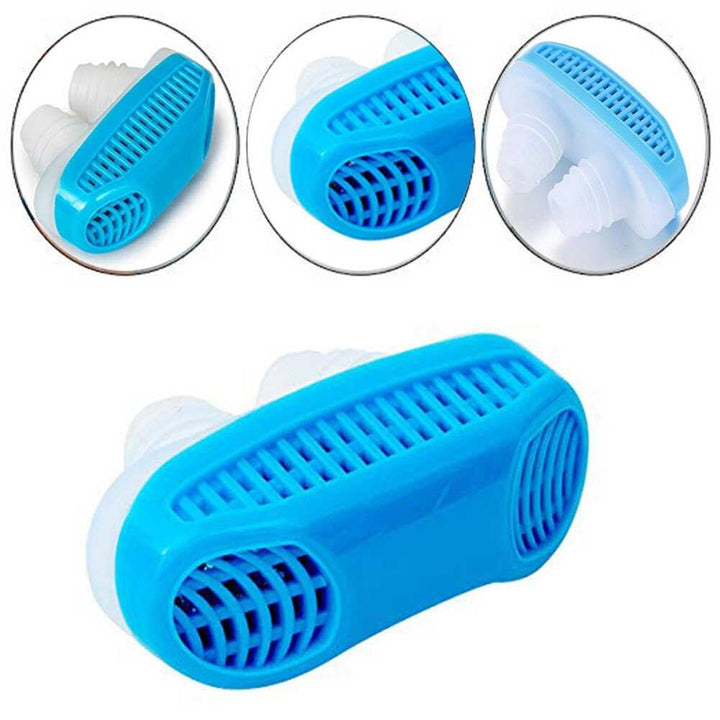 353 - 2 In 1 Anti Snoring And Air Purifier Nose Clip For Prevent Snoring And Comfortable Sleep - Trendex