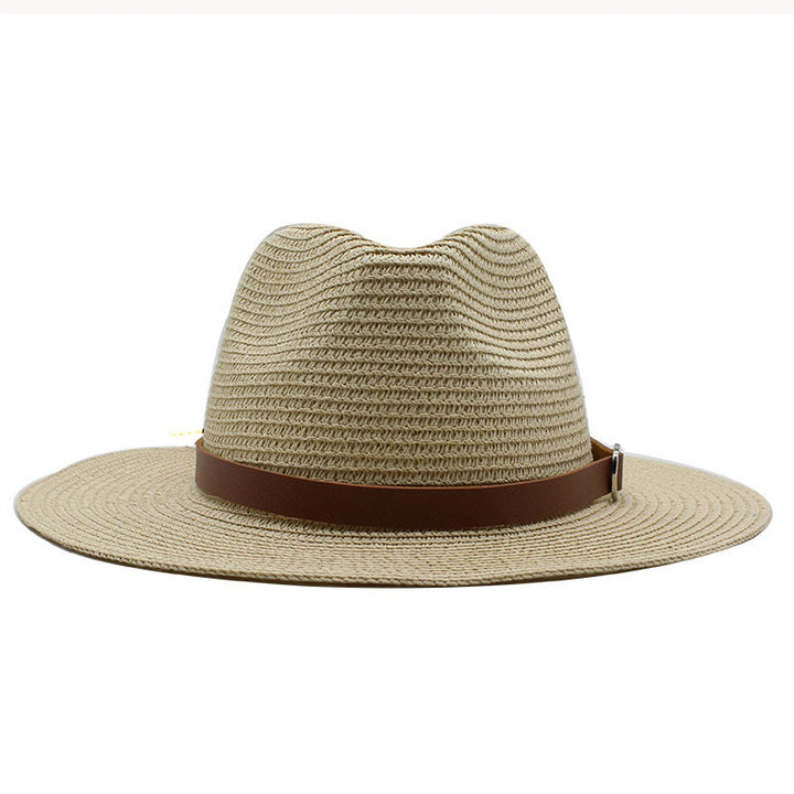 Sun Protection Travel Vacation Beach Woven Denim Top Hat - Trendex