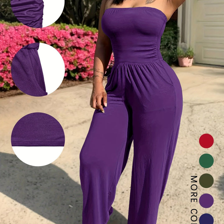 Strapless Without Belt Pockets One-piece Four Seasons Machine Washable - Trendex