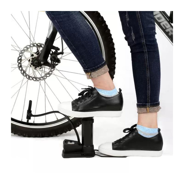 488 Mini Foot Pump Inflator For  Bike And Car - Trendex