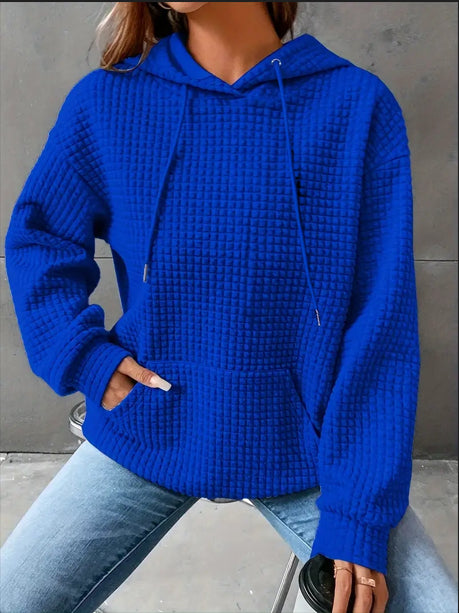 Fashionable And Individualistic Solid-color Women's Sweatshirt - Trendex