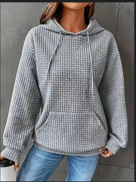 Fashionable And Individualistic Solid-color Women's Sweatshirt - Trendex