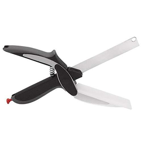 073 Stainless Steel 4 In 1 Clever Cutter Black - Trendex