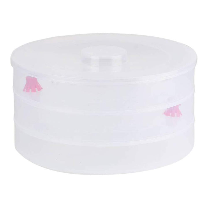 093 Plastic 3 Compartment Sprout Maker White - Trendex