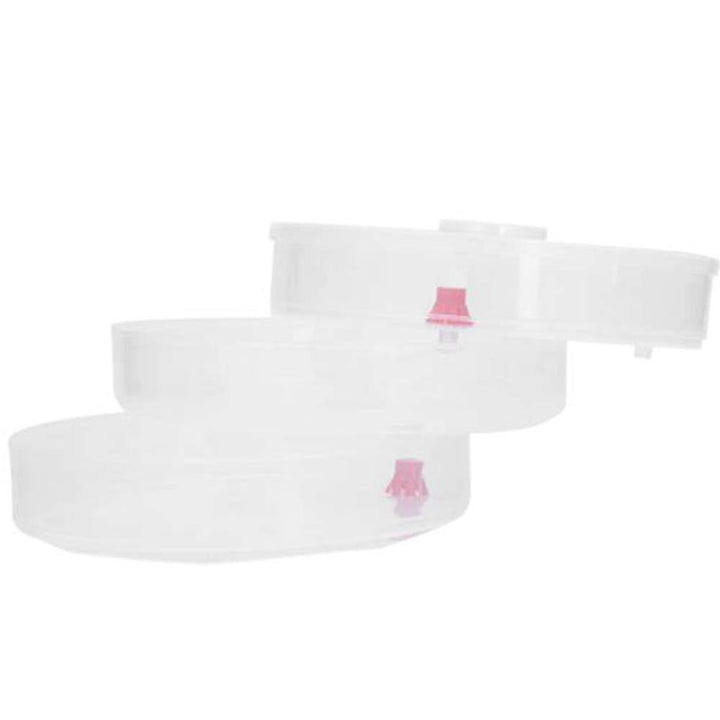 093 Plastic 3 Compartment Sprout Maker White - Trendex