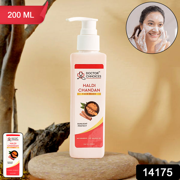 Doctor Chhoices Haldi Chandan Face Wash 200 Ml (1 Pc) - Trendex