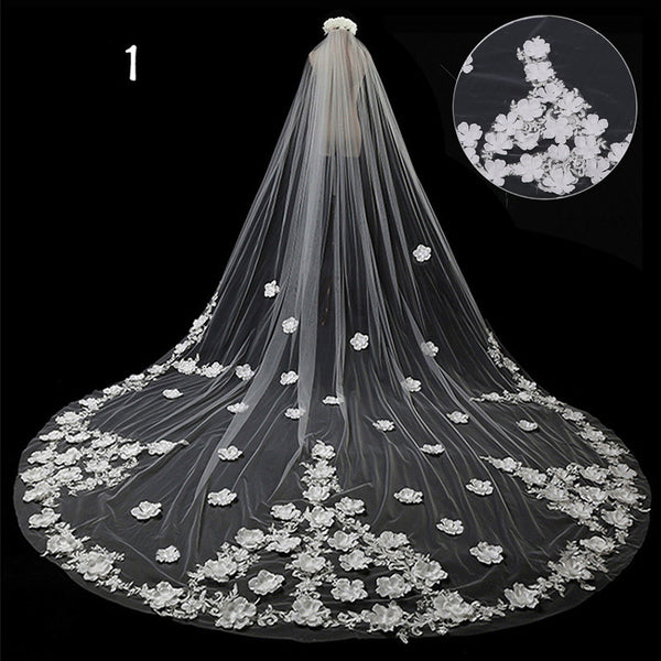 Bride Wedding Master Wedding Veil Long Long Tail - Trendex