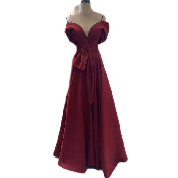 Off-shoulder Evening  Engagement Return Dress Woman - Trendex