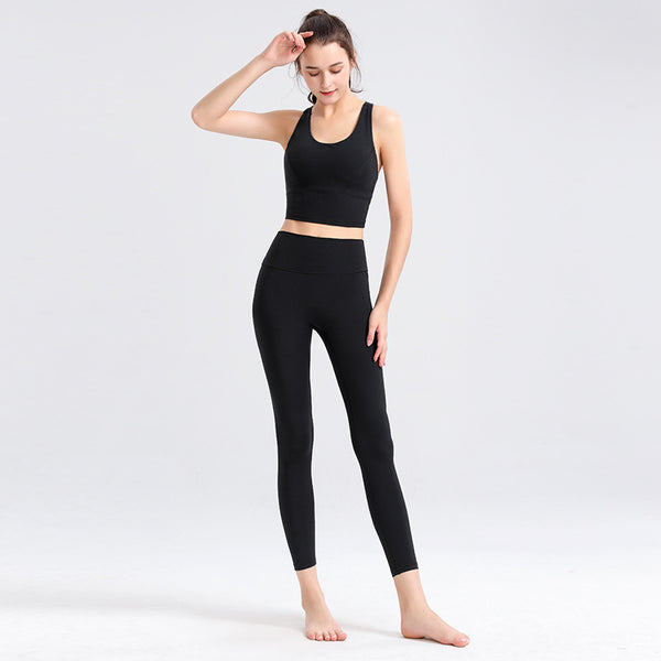 Running Yoga Tight Sports Vest Slim Fit Two-piece Suit - Trendex