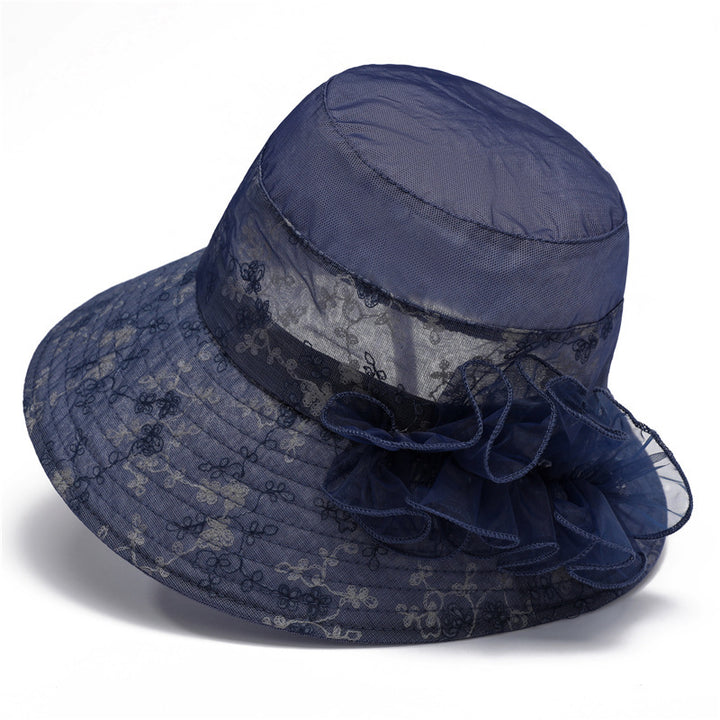 Hat Female Summer Ice Silk Sun Hat Middle-aged Mother Sun Protection - Trendex