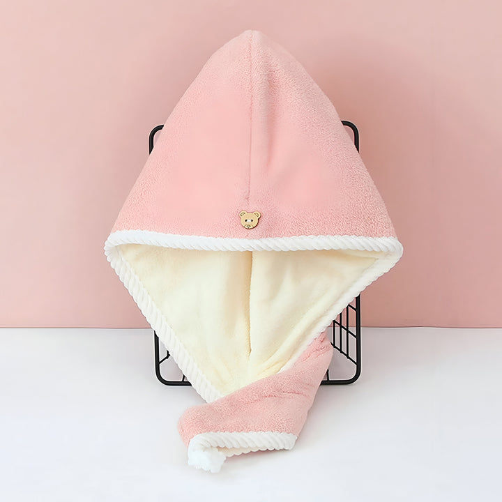 Hair Drying Magic Hair Cap Towel Wrap For Women Bath Towels (1 Pc) - Trendex