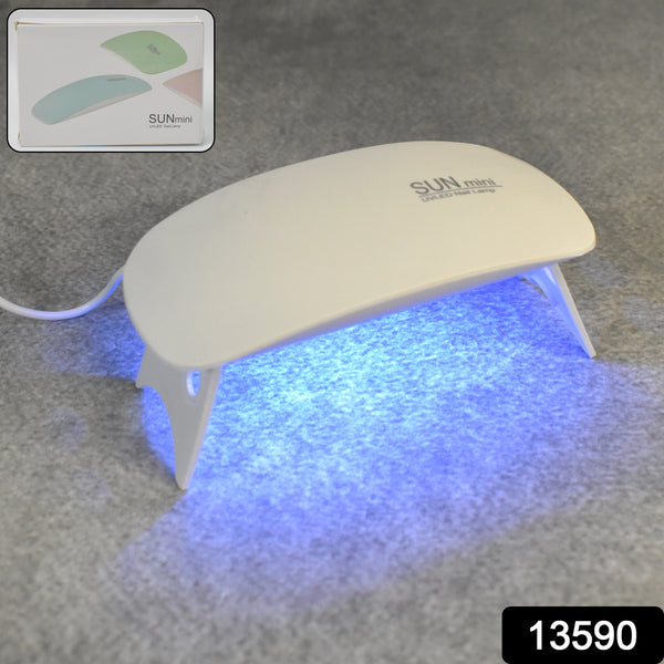 Uv Led Lamp Nail Dryer Mini Portable Nail Lamp Professional  (1 Pc) - Trendex