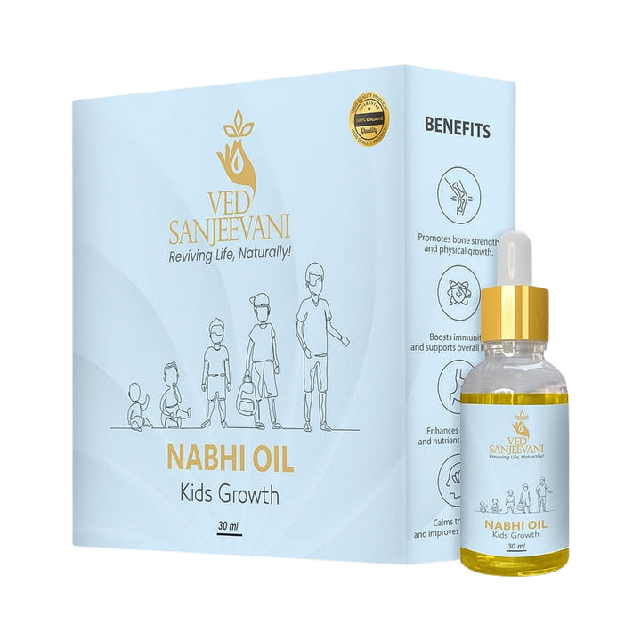 Ved Sanjeevani Nabhi Oil For Kids Growth (30ml  1 Pc) - Trendex