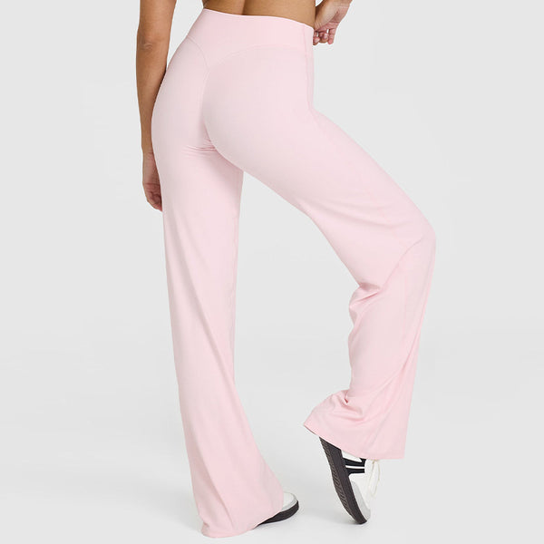 Yoga Pants Women's Thin High Waist Straight Pants - Trendex