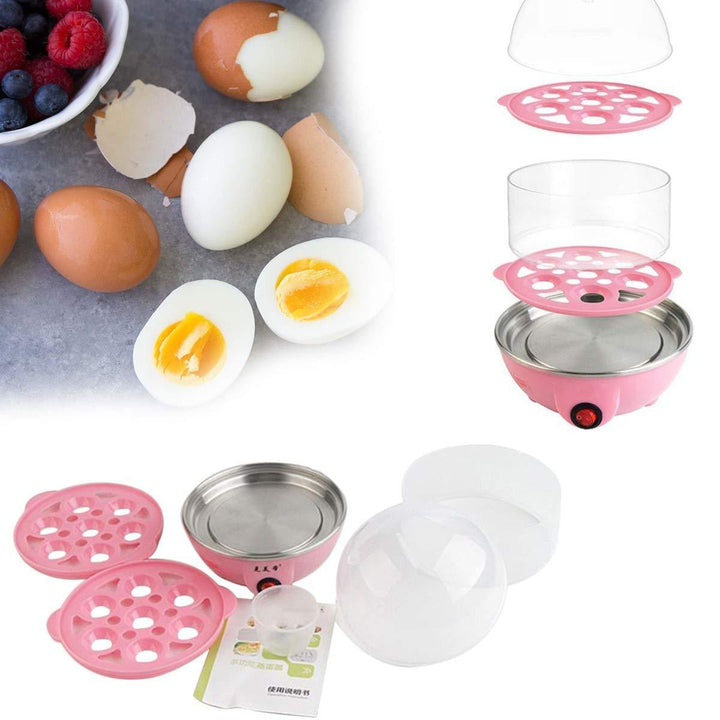 115 Multi-function 2 Layer 14 Egg Cooker Boilers  Steamer - Trendex