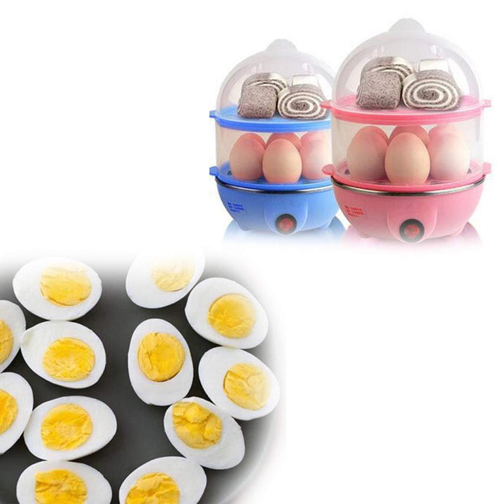 115 Multi-function 2 Layer 14 Egg Cooker Boilers  Steamer - Trendex