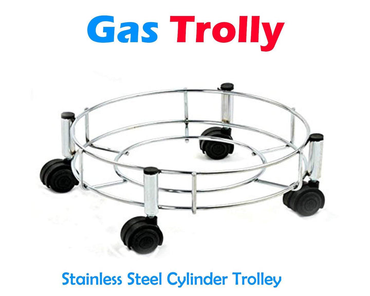118 Stainless Steel Gas Cylinder Trolley - Trendex