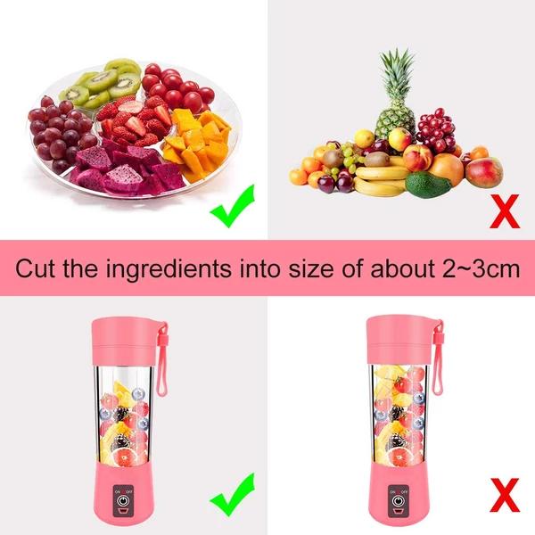 133 Portable Usb Electric Juicer - 6 Blades (Protein Shaker) - Trendex
