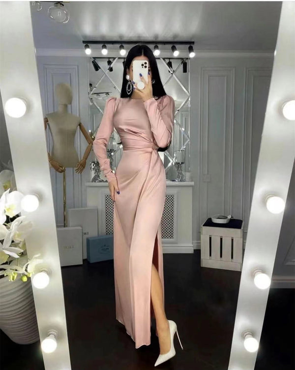 Beautiful Waist Fitting Irregular Dress - Trendex