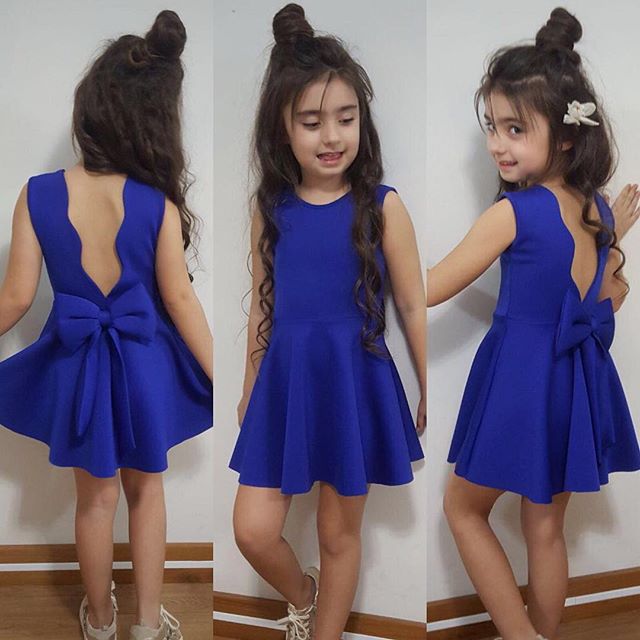 Children'S Clothing Summer Girls Sleeveless Halter Bow Girl Princess Dress Yp0265 - Trendex