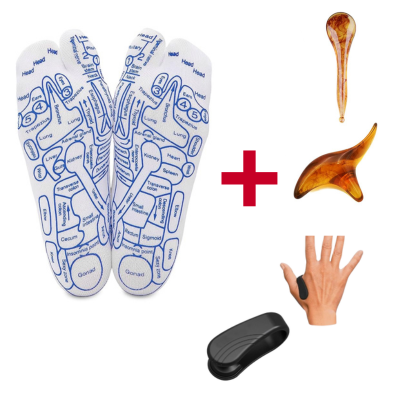 Acupressure Reflexology Socks With Stick (Pack of 1)