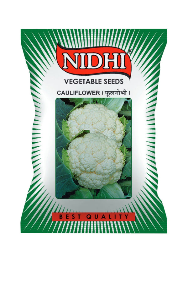 Vegetable seeds (Cauliflower) Tested And Packed For Home, Terrace and Kitchen Gardening