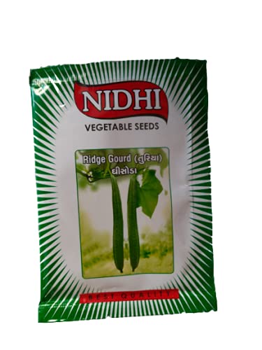 Vegetable seeds (Ridge Gourd) Tested And Packed For Home, Terrace and Kitchen Gardening