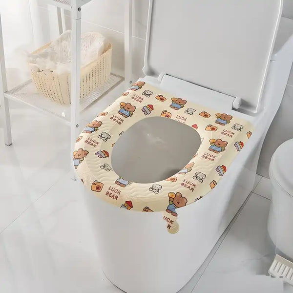 Waterproof Toilet Mat All Season Universal Toilet Cushion Cover