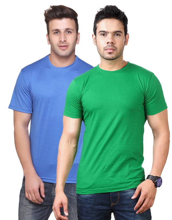 Ketex Round Neck Men's Polyester Blend Dri Fit T-Shirts (Pack of 2)