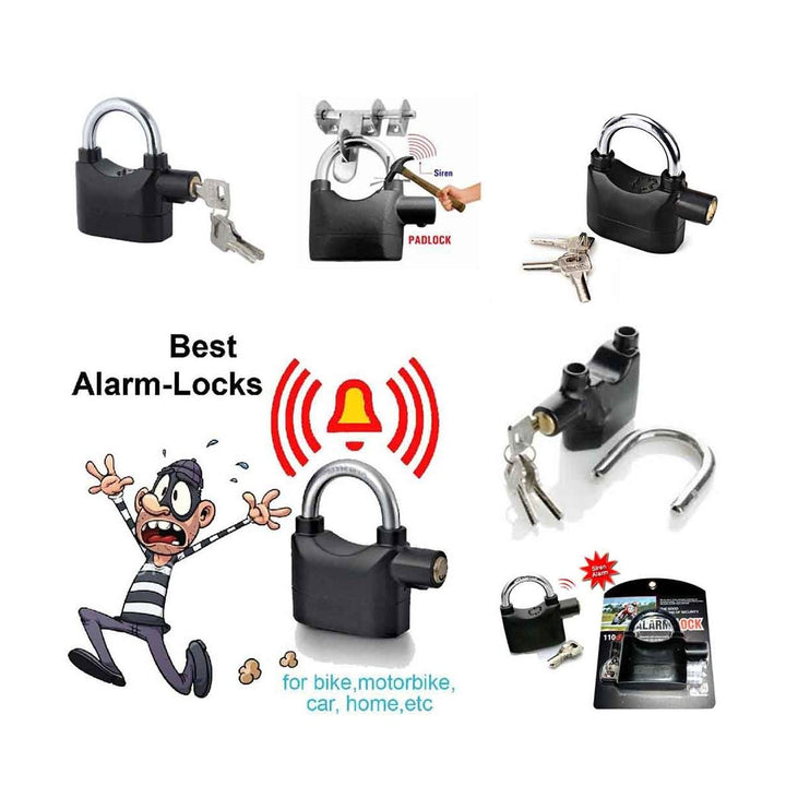 185 Anti Theft Security Pad Lock With Smart Alarm - Trendex
