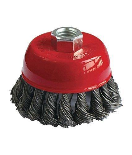 195 Wire Wheel Cup Brush (Black) - Trendex