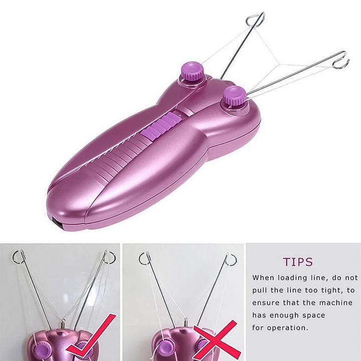 Electric Facial Hair Remover Machine (1 Set) - Trendex