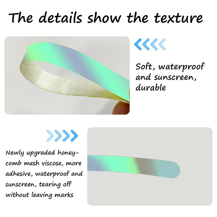 Car Wheel Hub Reflective Car Stickers Night Warning Stickers (20 Pcs Set Multicolored) - Trendex