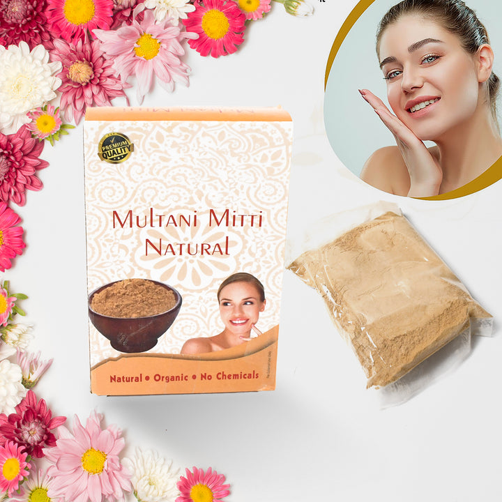 12791 100gram Herbal Tan Removing Multani Mitti Face Pack For Skin Care Age Group - Trendex