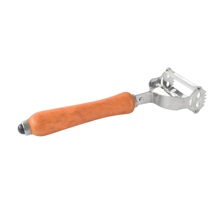 Vegetable And Fruit Peeler With Wooden Handle (1 Pc) - Trendex