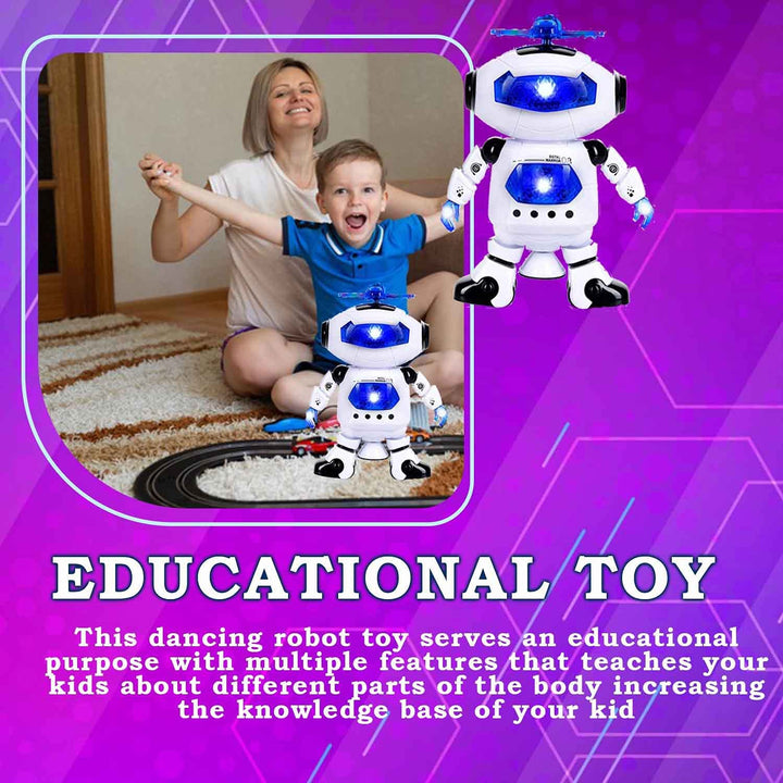 4462 Dancing Robot With 3d Lights And Music. - Trendex