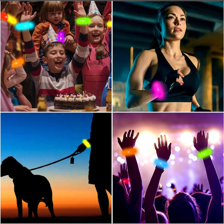 Running Lights For Runners  Led Bracelet (1 Pc  Multicolor) - Trendex