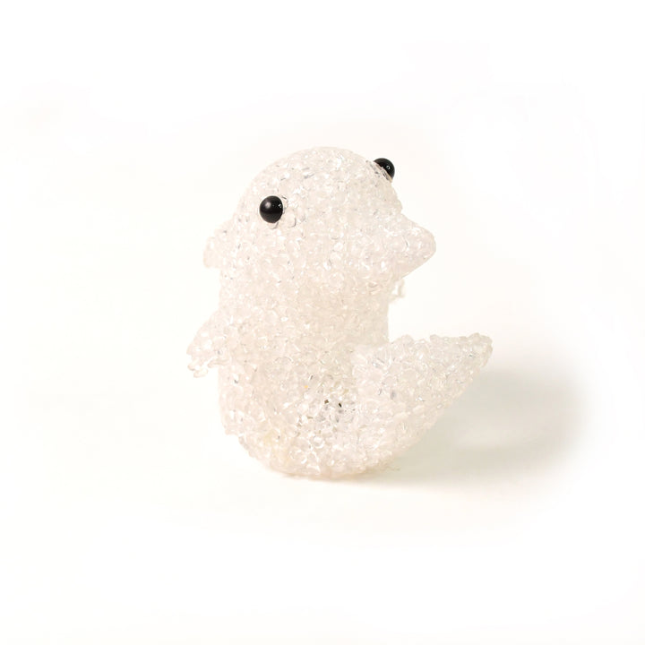Dolphin Shape Crystal Led Night Light Lamp  Cute Glowing Animal Decorative Light (1 Pc) - Trendex