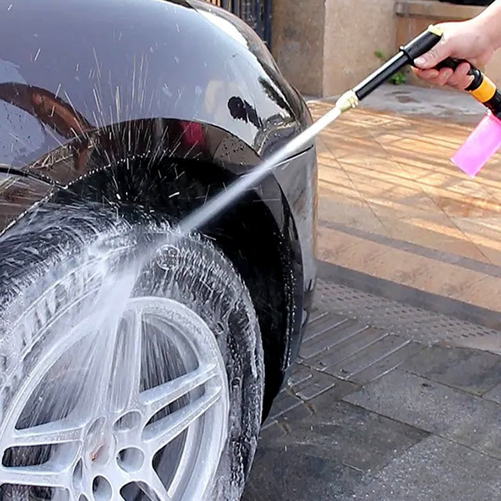 9148 Plastic Body Metal Trigger  Brass Nozzle Water Spray Gun For Water Pipe  Non-slip  Comfortable Grip  Multiple Spray Modes  Ideal Pipe Nozzle For Car Wash Gardening Other Uses - Trendex