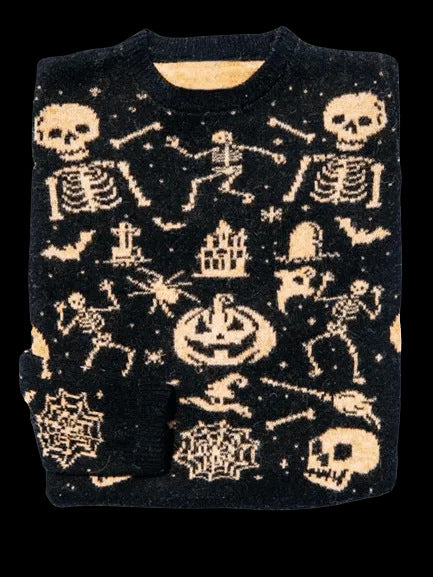 Hooded Thick Needle Fabric Trendy Round Neck Sweater - Trendex