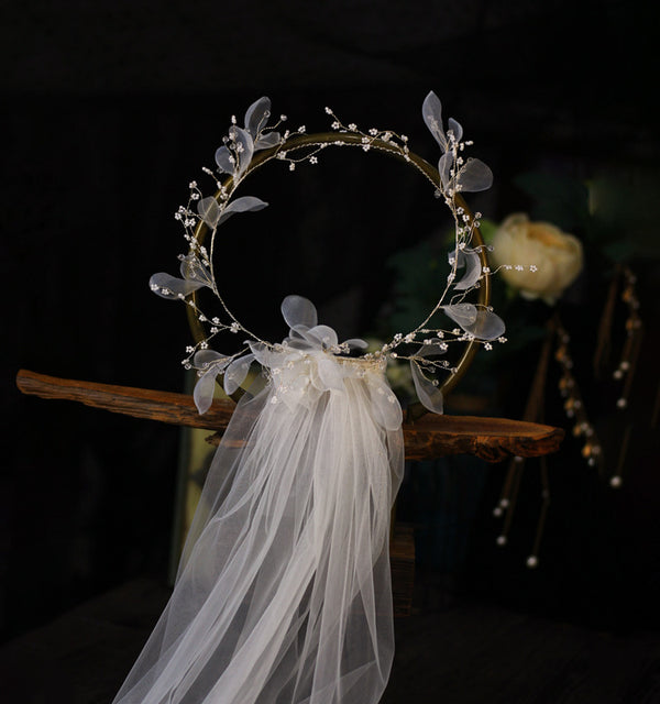 Bridal wreath veil wedding dress accessories - Trendex