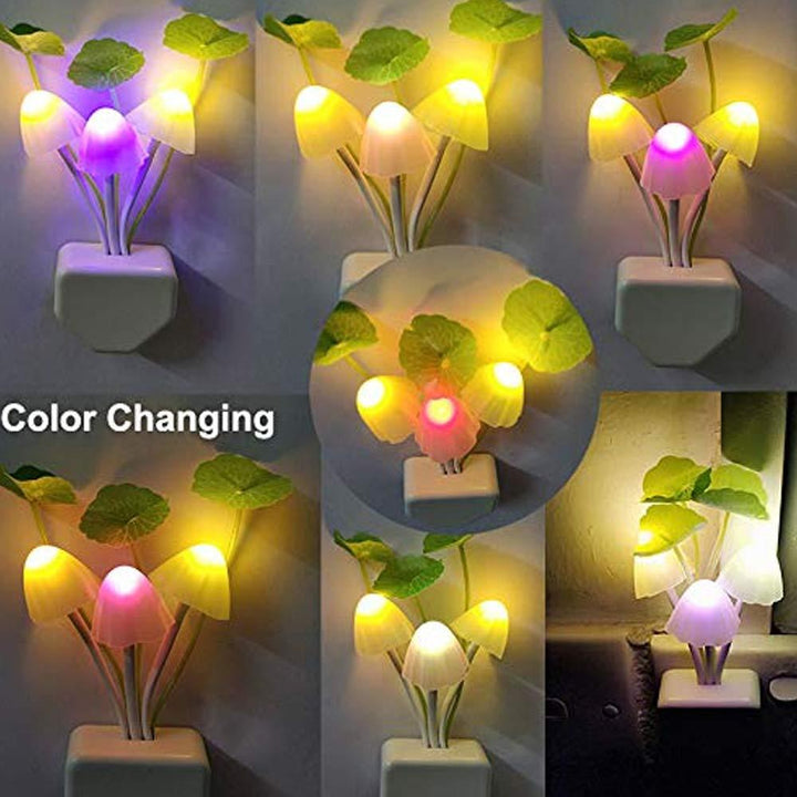239 Night Light Mushroom Lamp (Colorful) - Trendex
