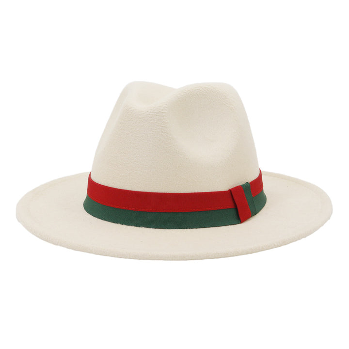 Big Brim British Style Woolen Jazz Top Hat - Trendex