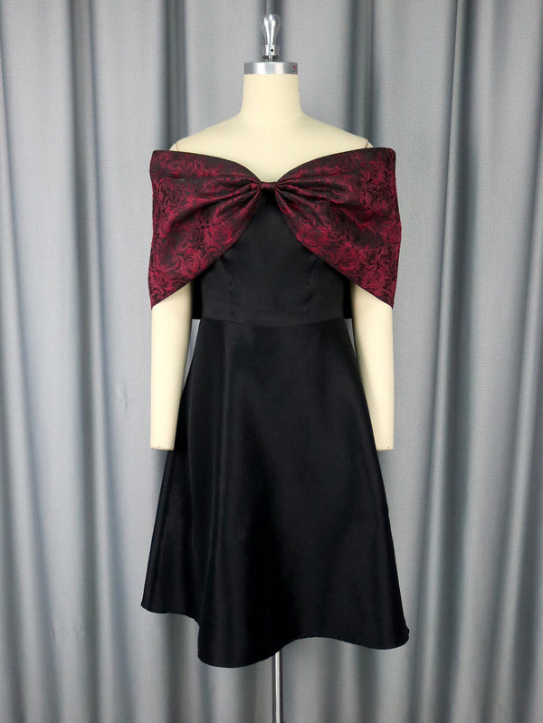 Women's Bowknot Off-shoulder Banquet Dress - Trendex