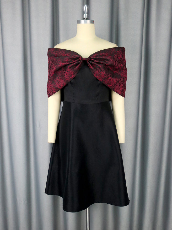 Women's Bowknot Off-shoulder Banquet Dress - Trendex